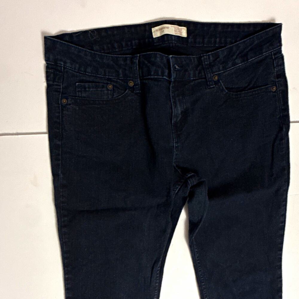 No Boundaries Juniors Black Dark Wash Slim Bootcut Jeans Stretch 5-Pocket (17)